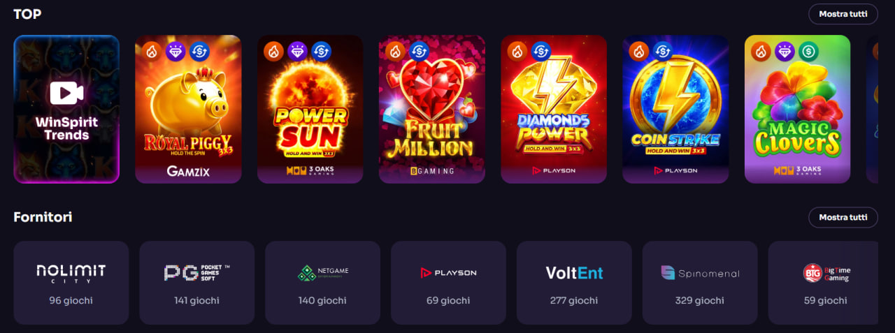 WinSpirit Casino